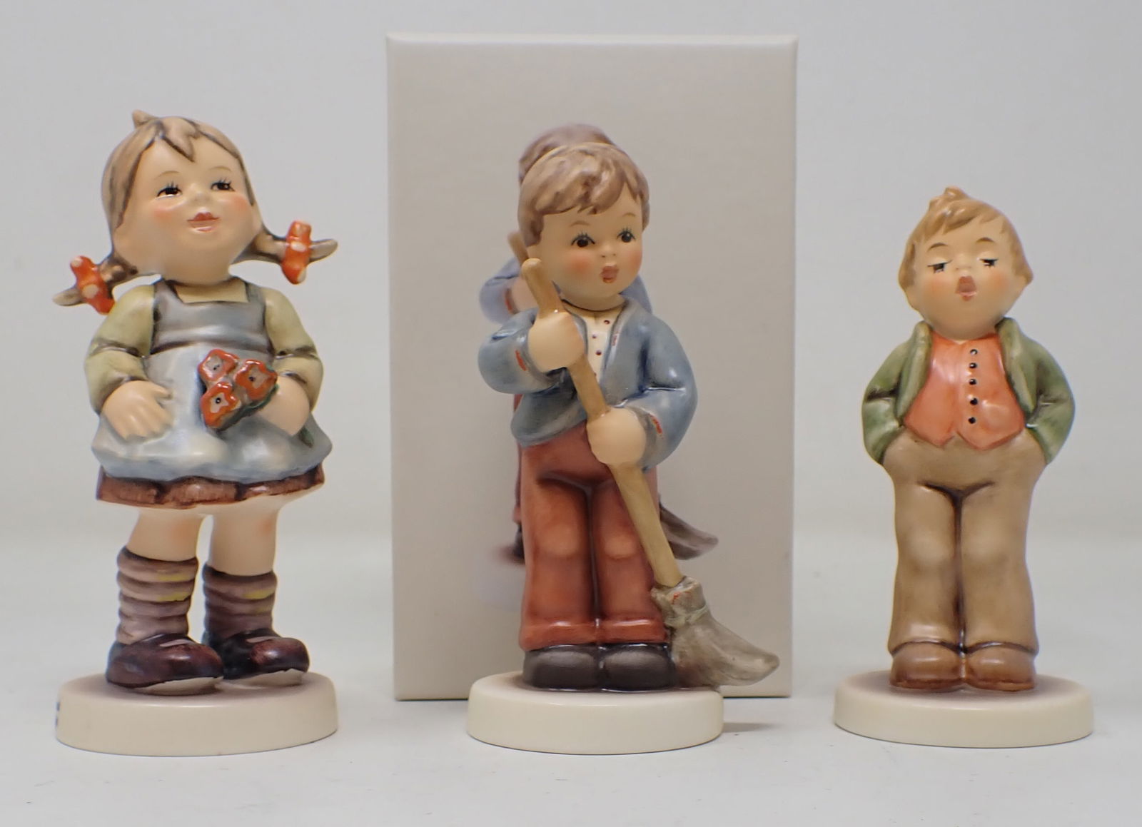 Goebel Hummel Club Figurines: Tallest is apprx 4 1/2" tall. Shipping available