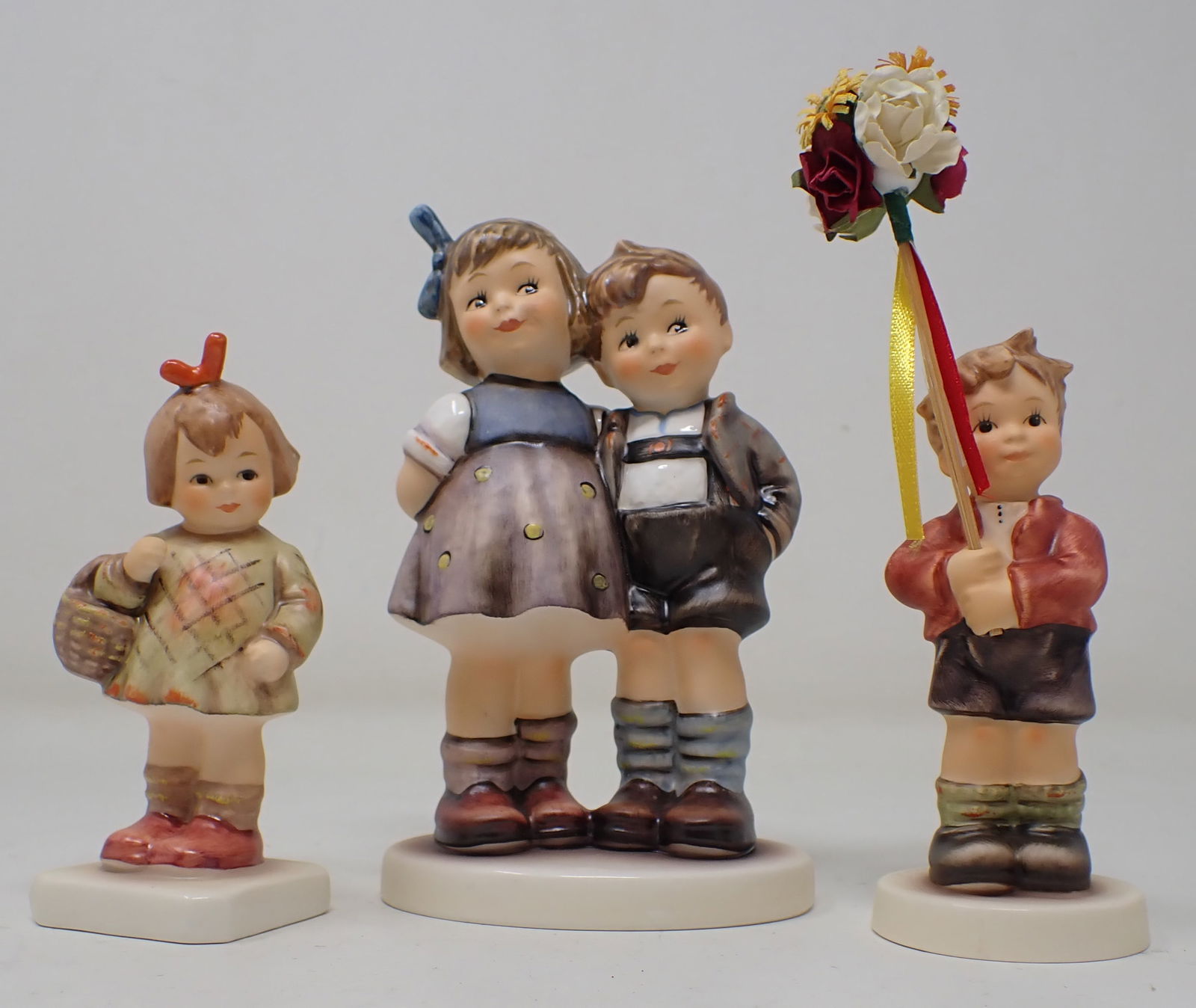 3 Goebel Hummels: Tallest is approx 5 3/4". Shipping available