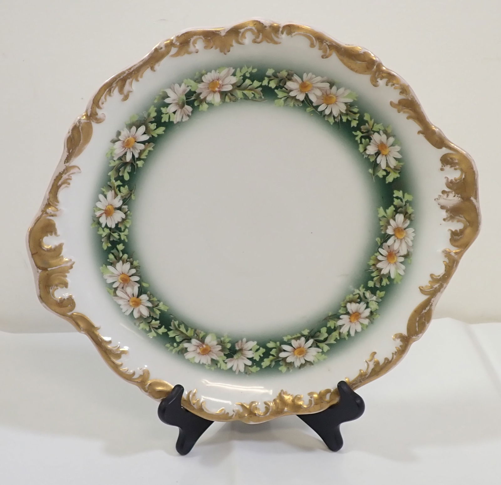 T&V Limoges Hand Painted Daisy Platter (1 of 3)