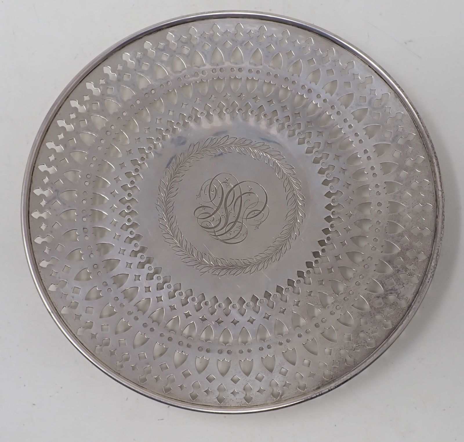 Sterling Silver Reticulated Tray (1 of 4)