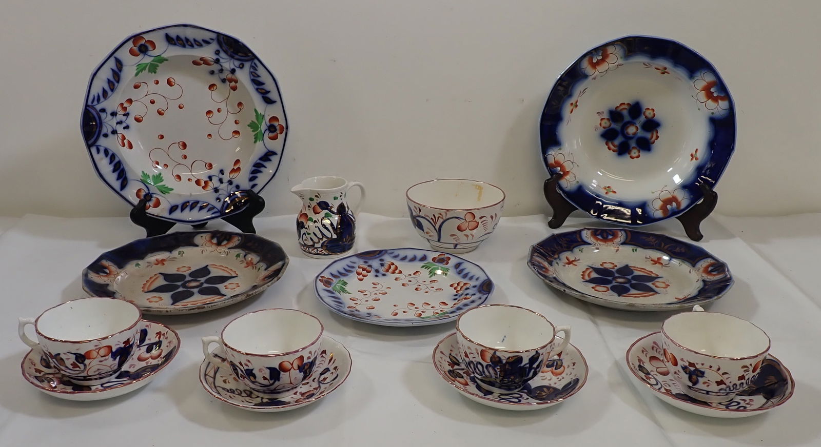 Gaudy Welsh Buddha Pattern Cups Saucers Plates & Misc (1 of 6)