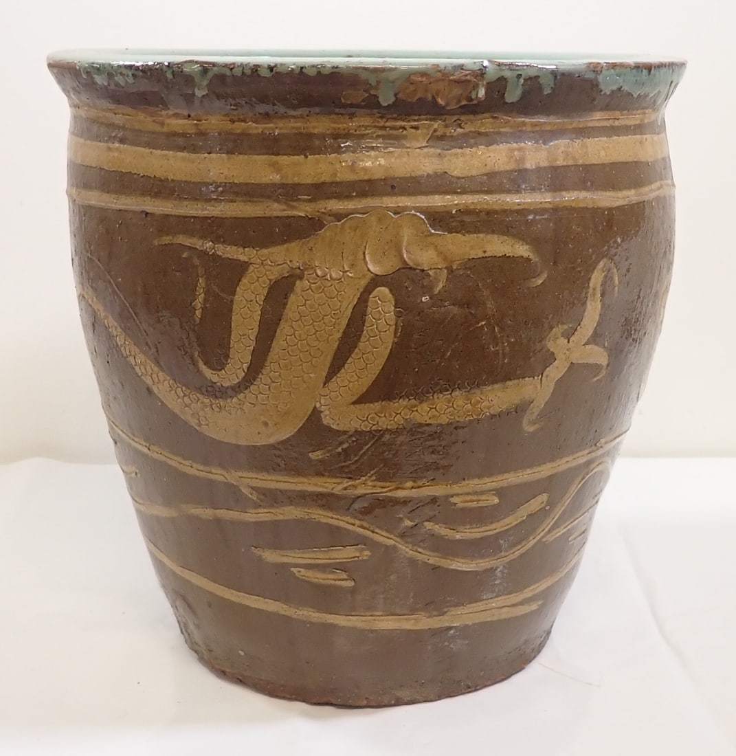 Chinese Dragon Egg Pot