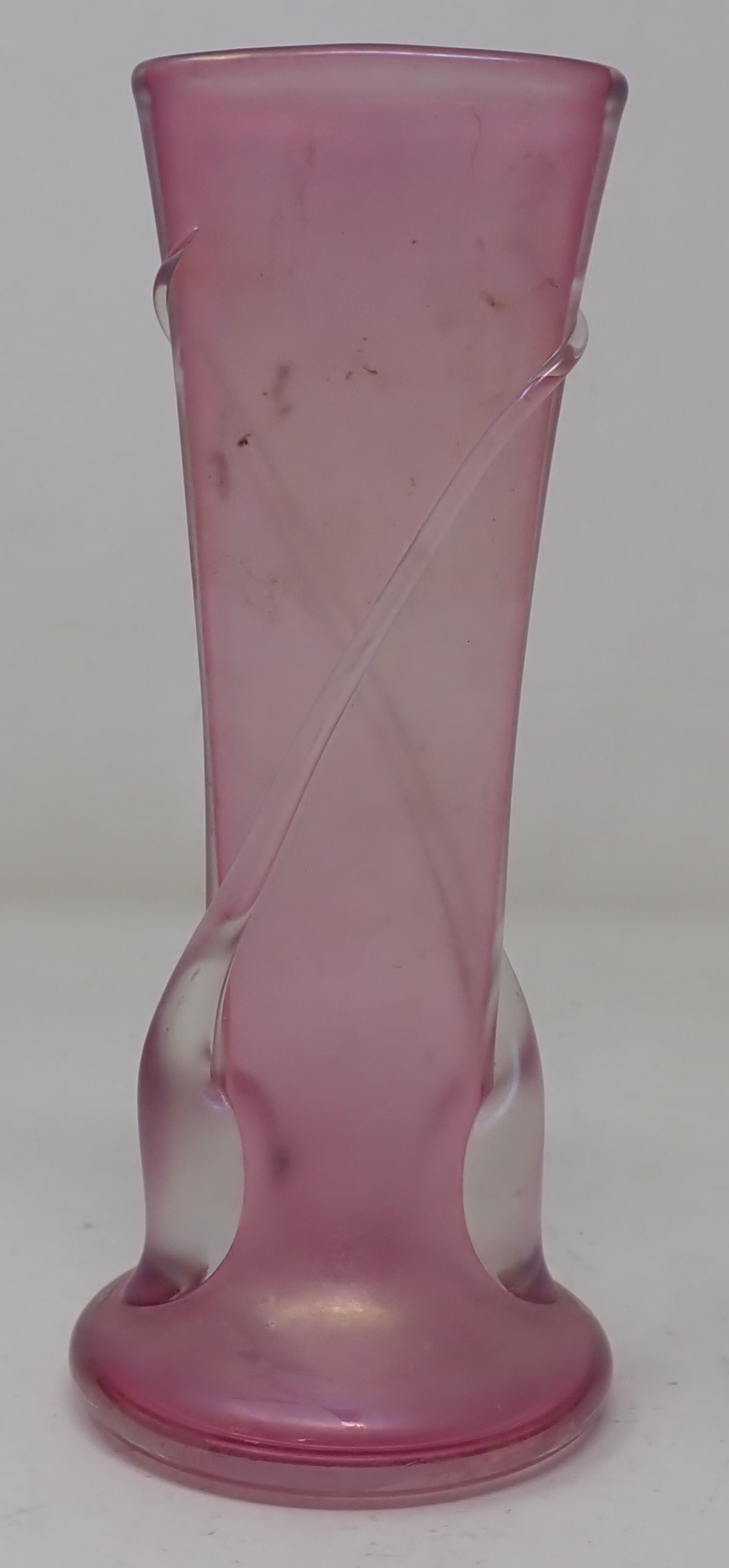 1990 Zellique Studio J.M. Art Glass Vase (1 of 6)