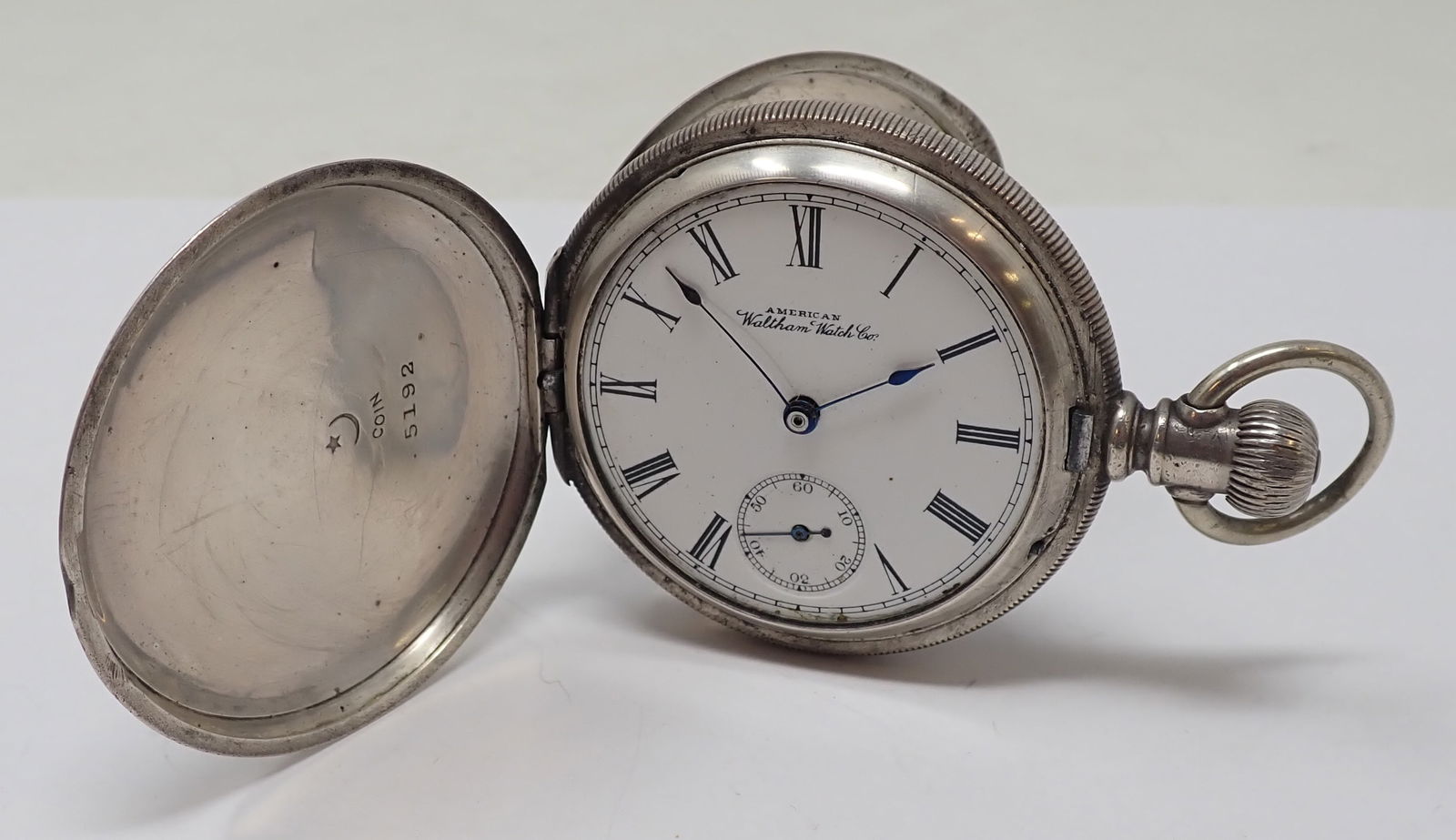 Waltham Pocket Watch w/ Coin Silver Case (1 of 9)