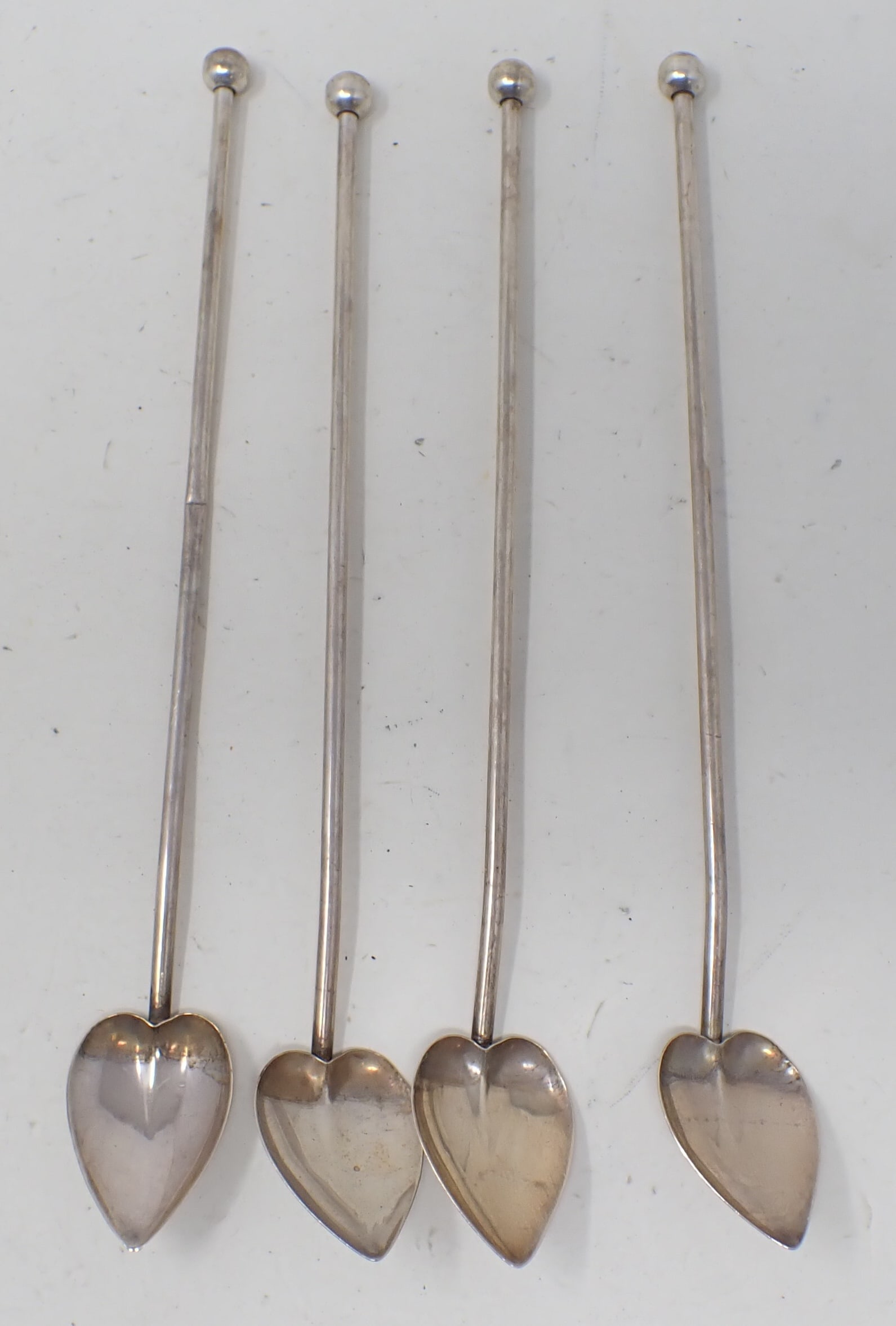 Raimond Sterling Silver Stir Straws: Apprx 7 1/2" long. Total weight is approx 25 grams. Shipping available