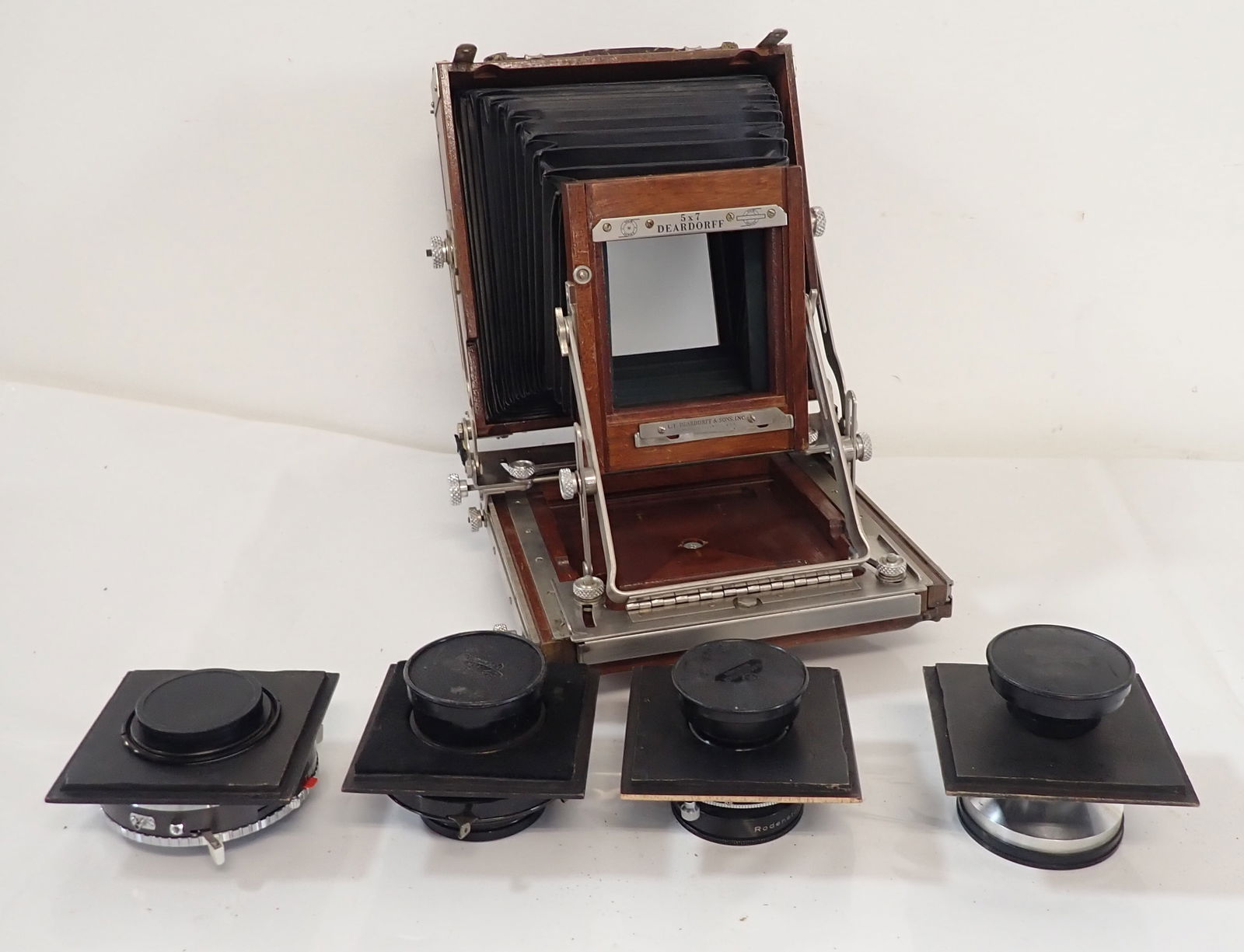 Deardorff ５x７大判カメラ Deardorff 5x7 Camera W/ Lenses