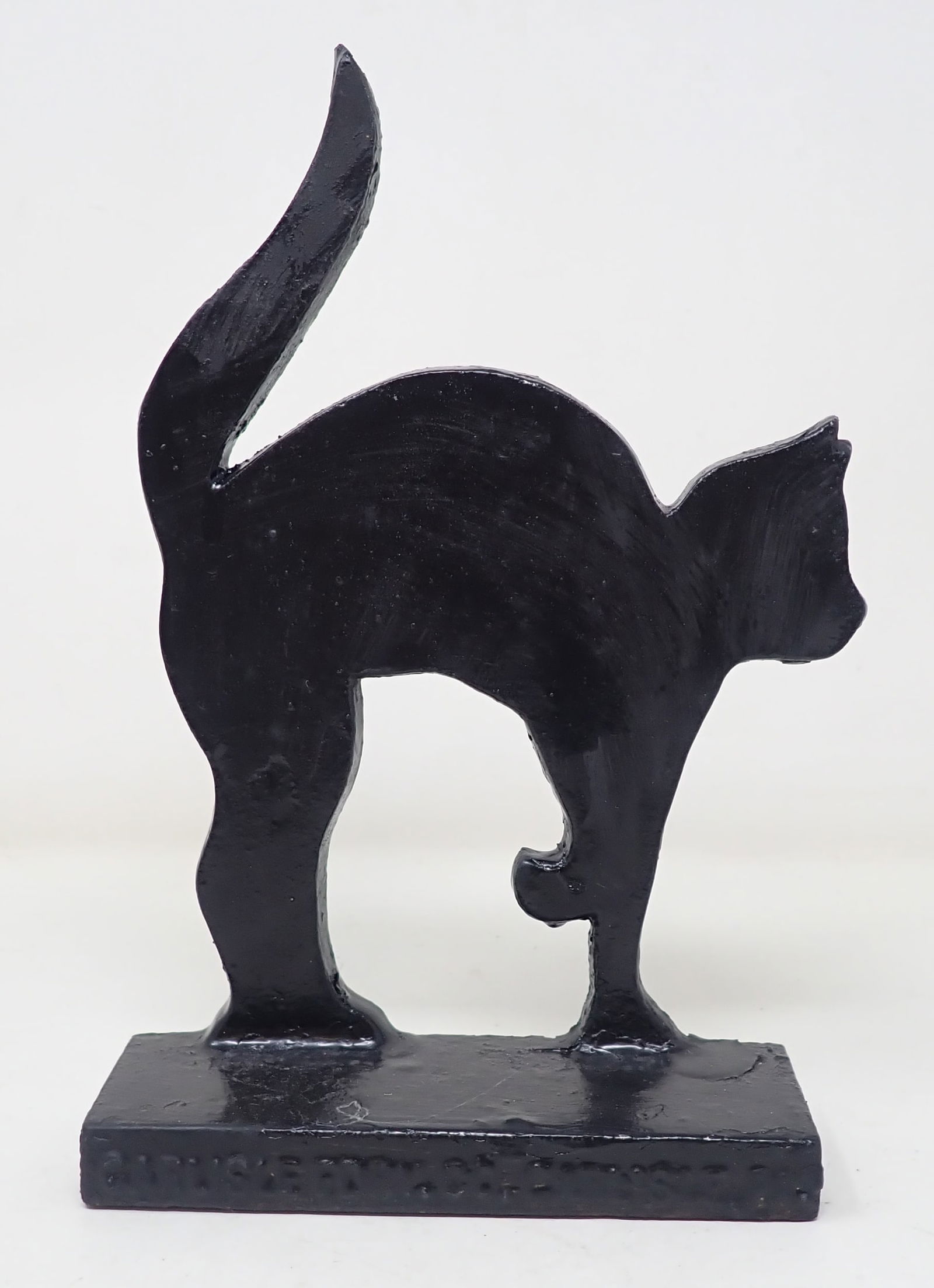 Cast Iron Carlisle Foundry Cat Silhouette Doorstop (1 of 3)