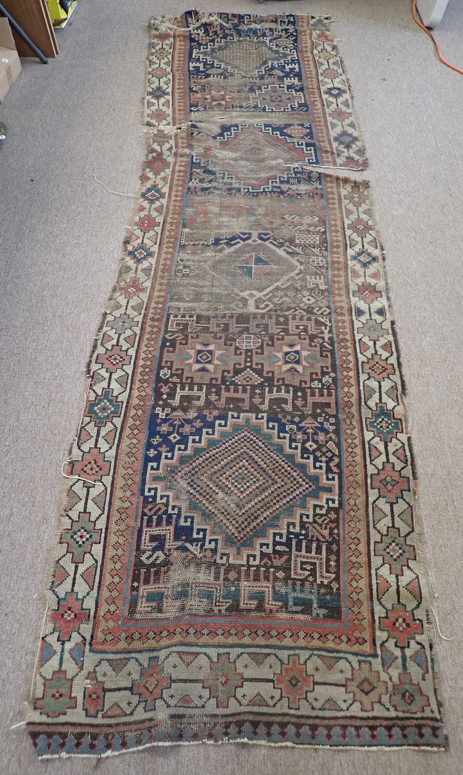 Worn & Torn Runner Rug (1 of 5)