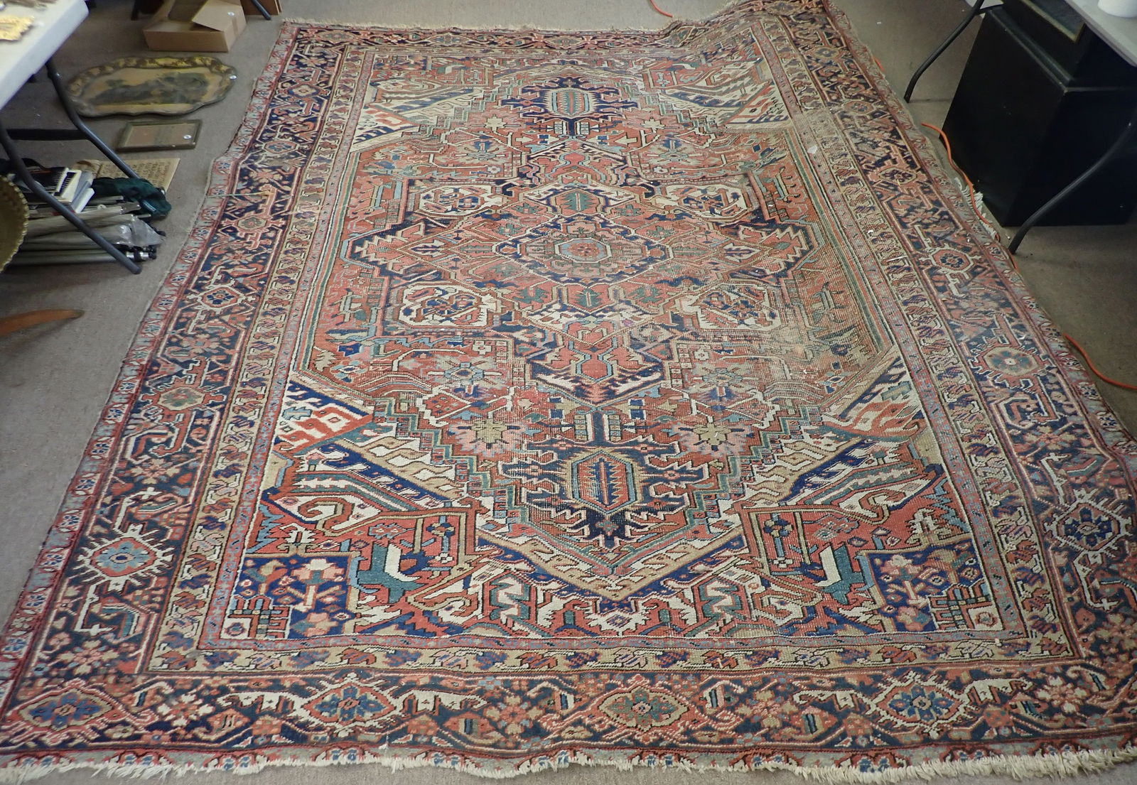 Persian Heriz Style Rug (1 of 9)