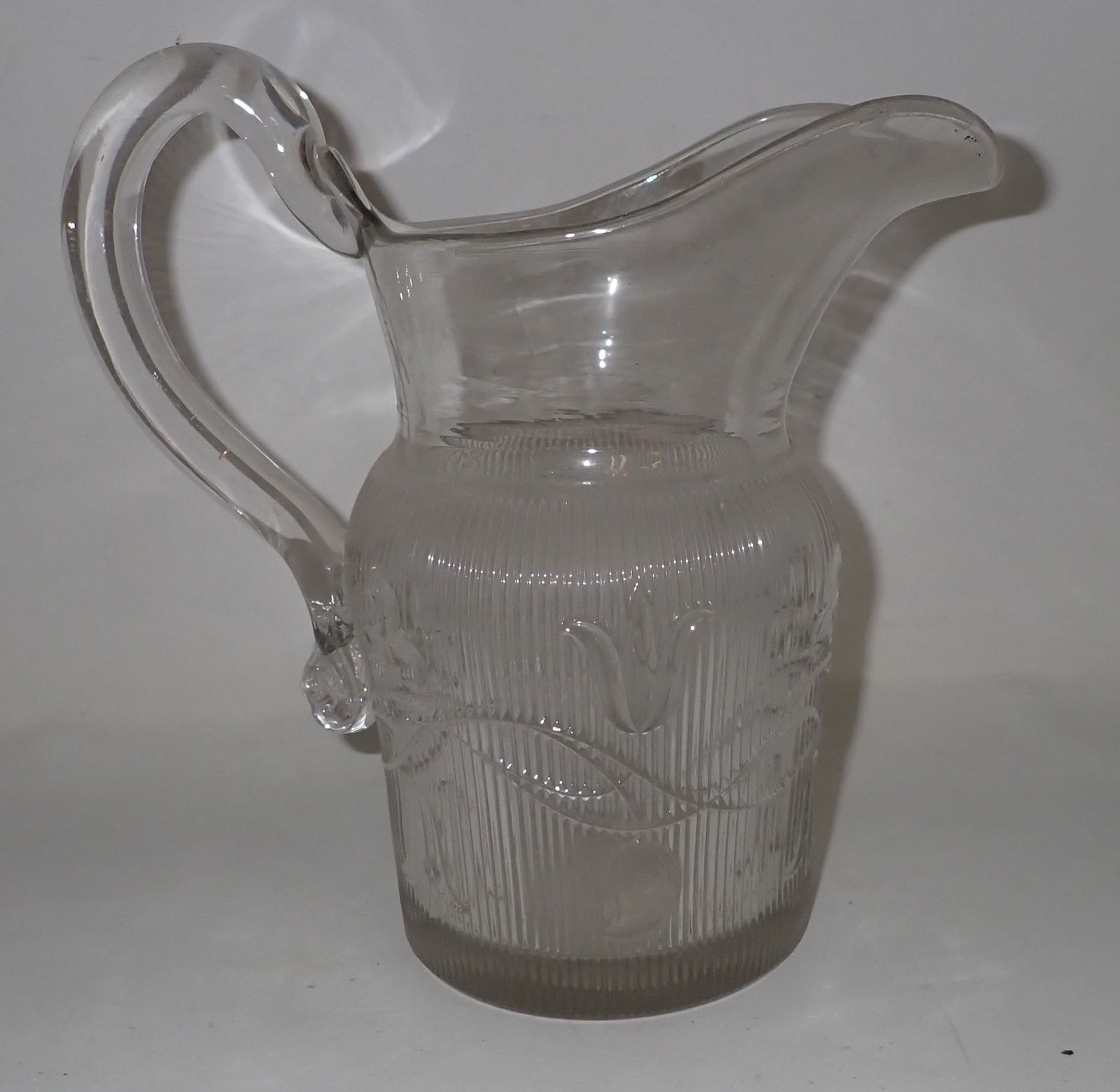 EAPG Glass Water Pitcher (1 of 2)