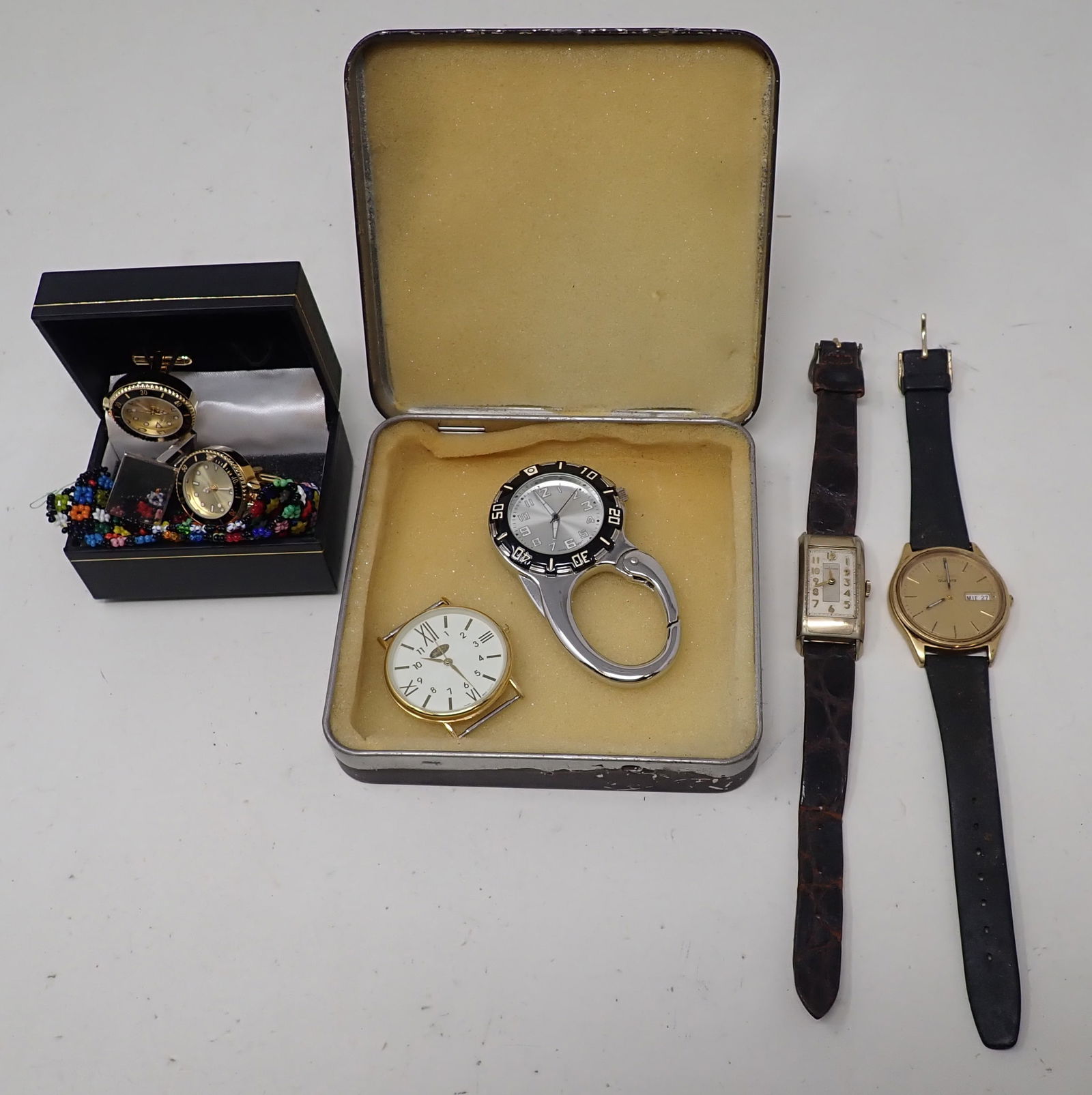 Wristwatches & Cufflinks incl Seiko & Cambridge: Shipping available