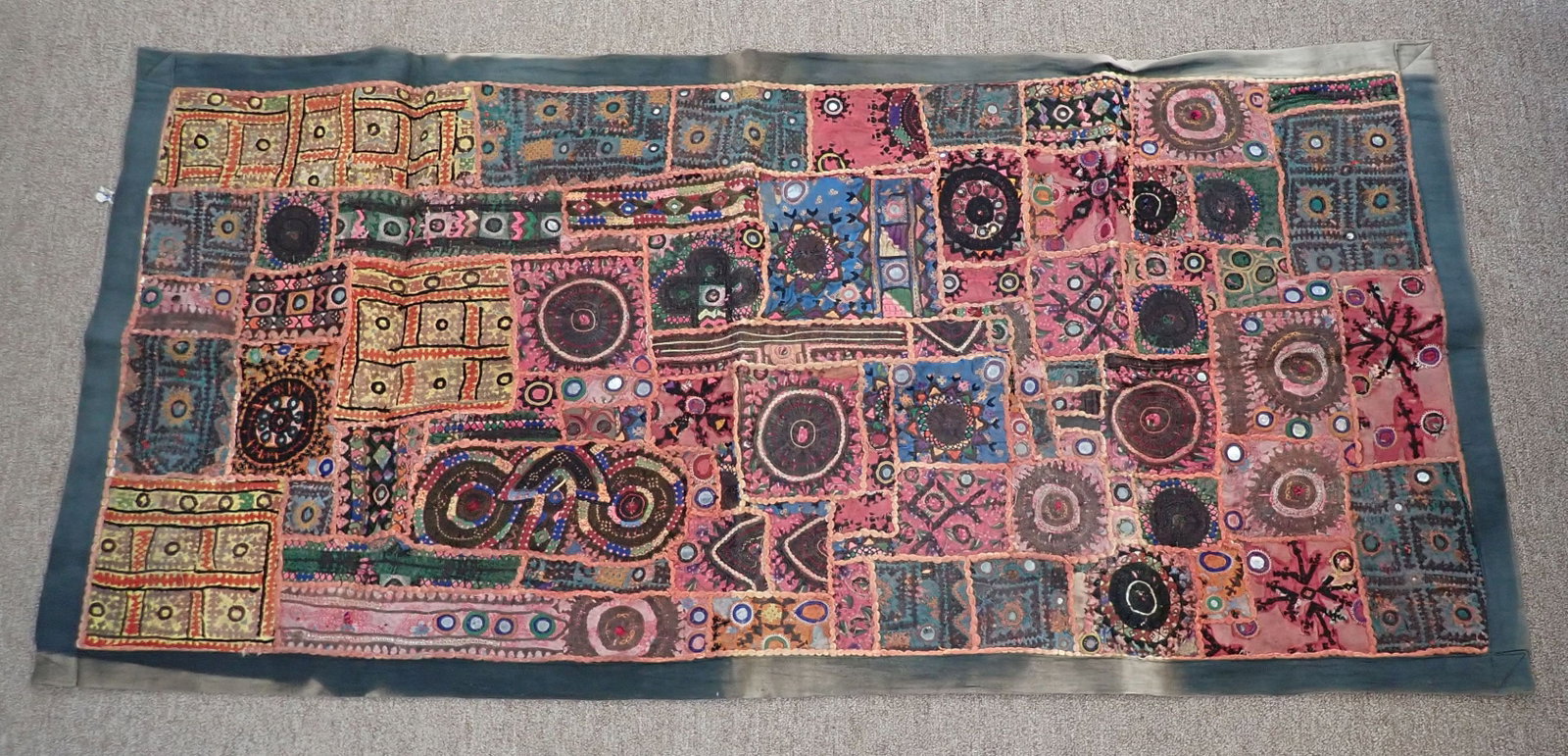 Rajastani Embroidered Wall Hanging: Apprx 27" x 56" . Shipping available