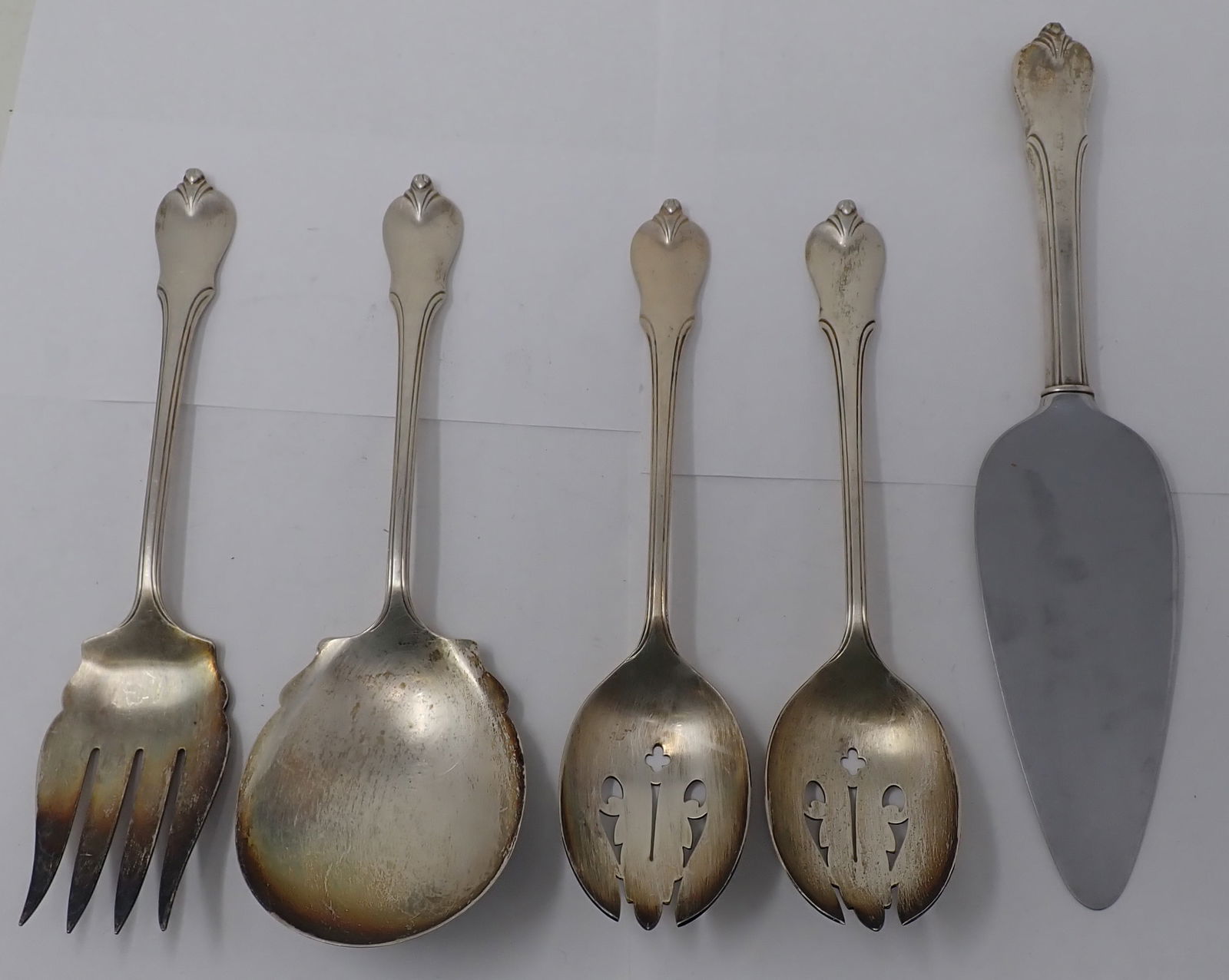 Wallace Sterling Silver Serving Spoons Forks Pie Server (1 of 3)