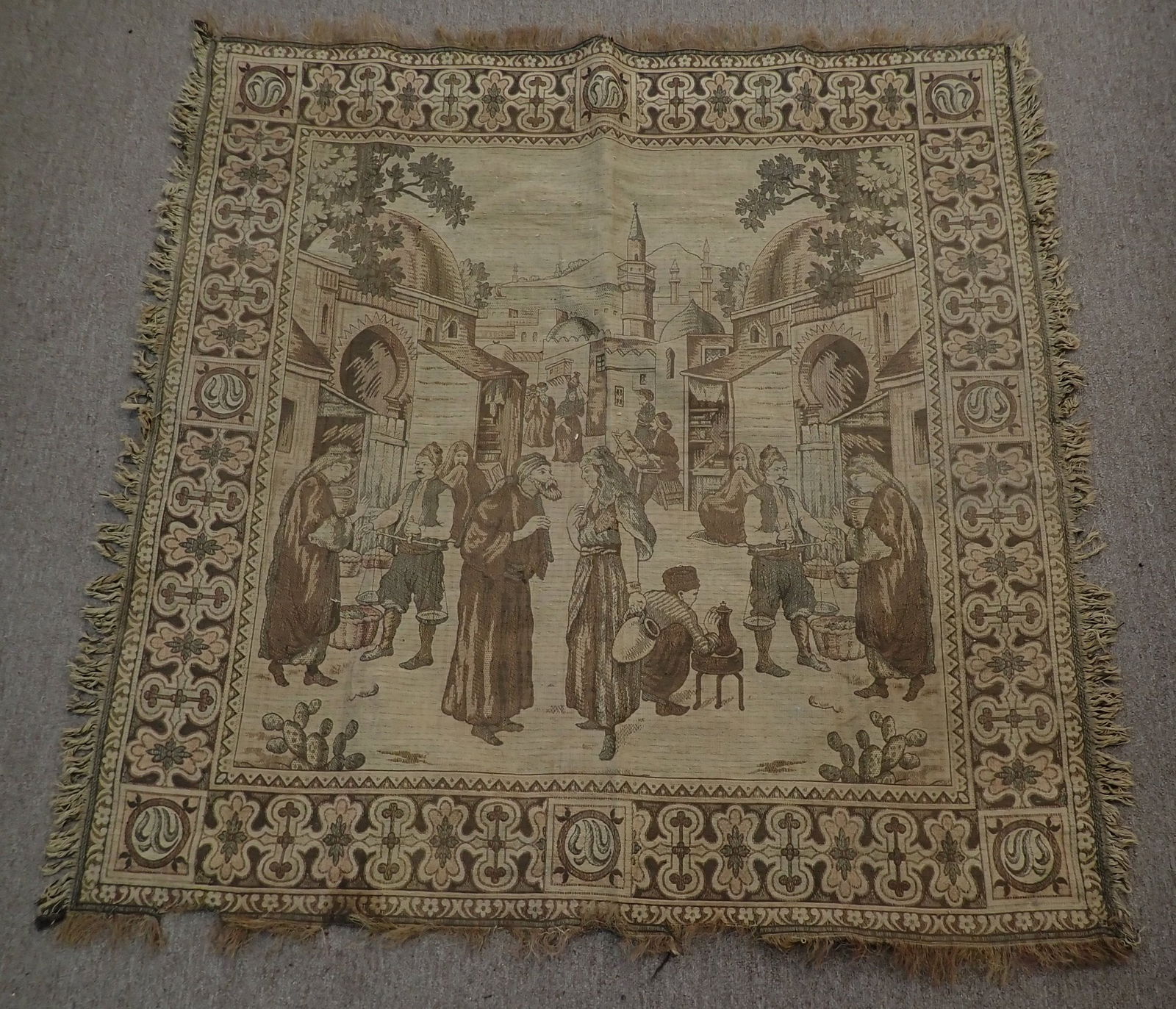 Arabian Market Scene Tapestry (1 of 8)
