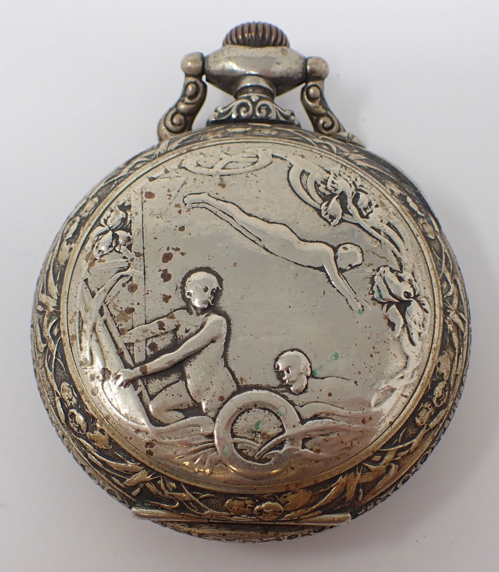 Vintage Oversized Swiss Pocket Watch (1 of 9)