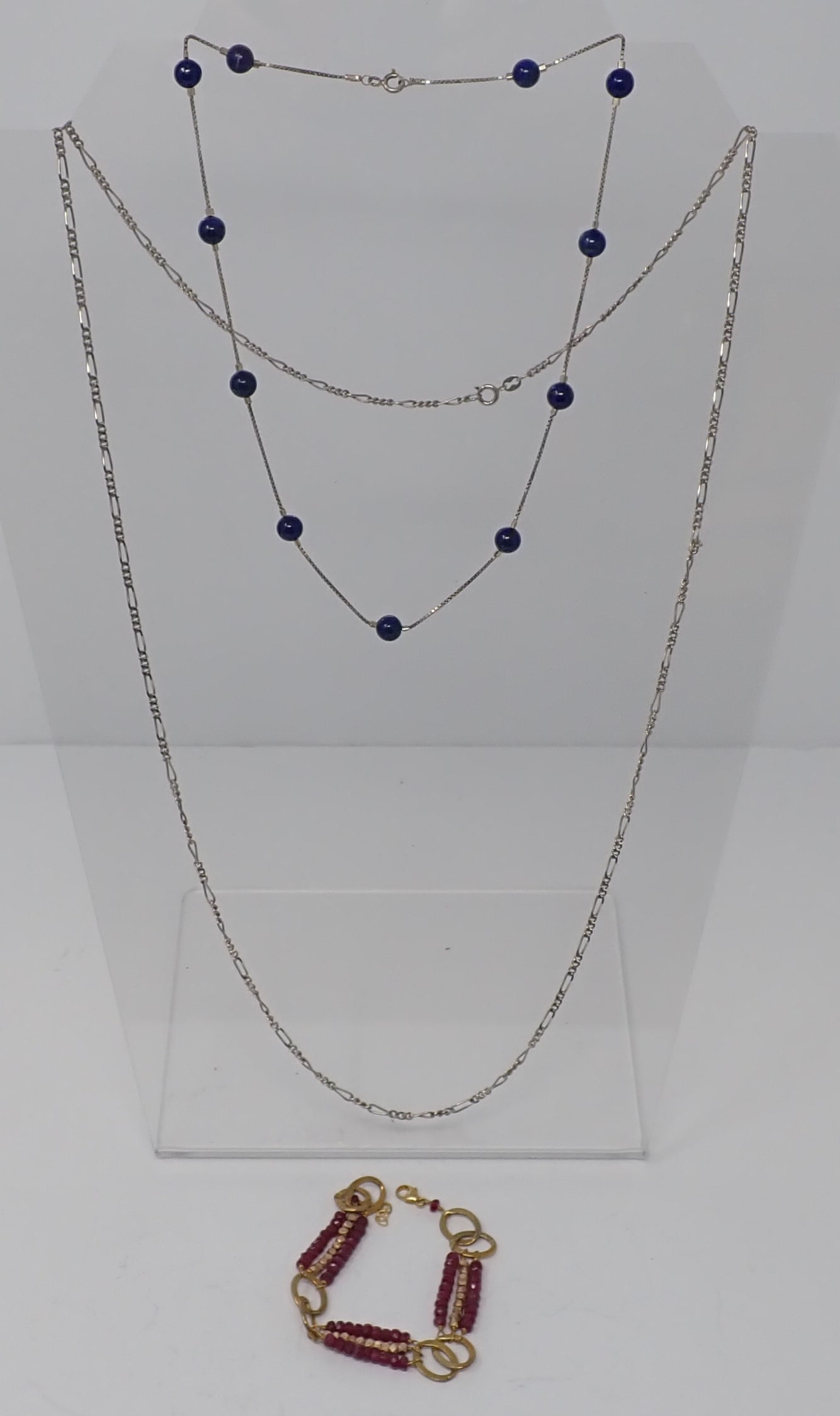 Sterling and Beaded Necklaces (1 of 5)