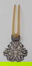 Sterling Topped Hair Comb or Pick
