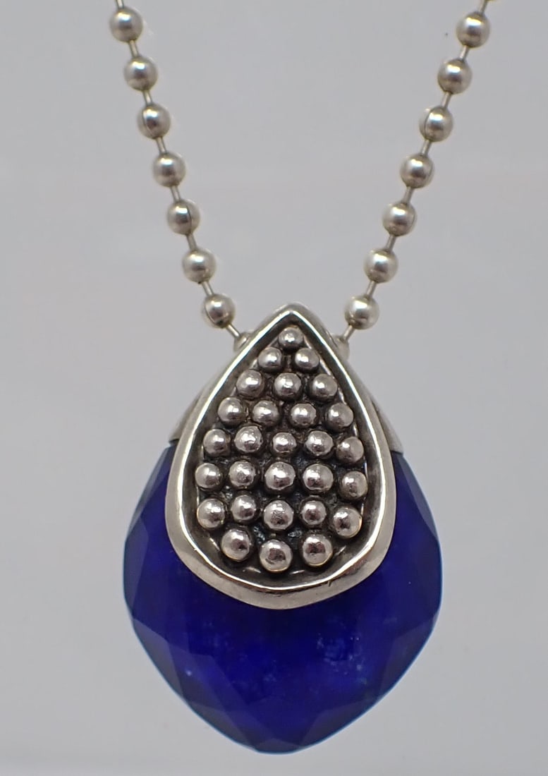 Lagos Sterling Pendant on Chain (1 of 3)