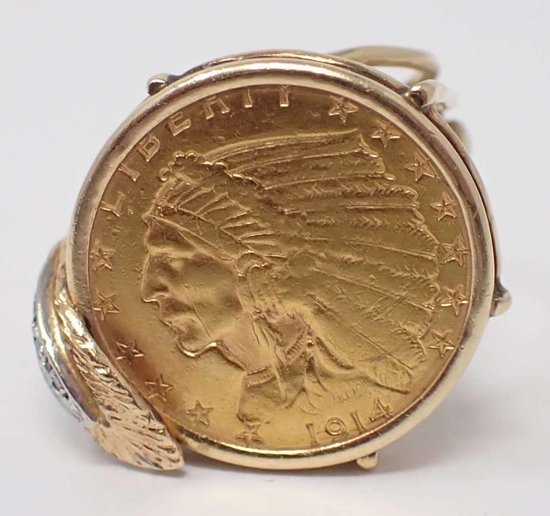 Gold Coin Ring (1 of 7)