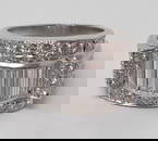 Platinum and Diamond Dinner Ring