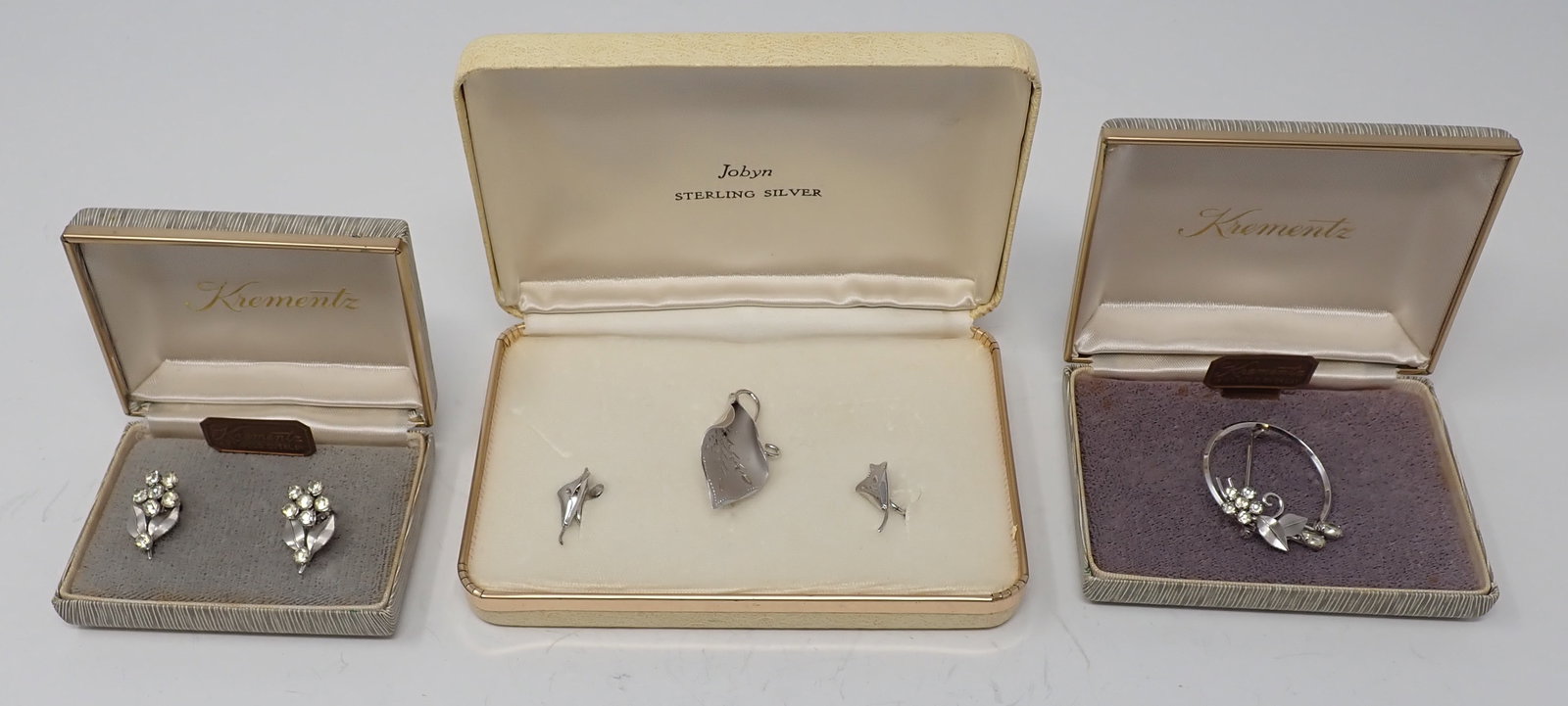 2 Vintage Brooch and Earring Sets (1 of 6)