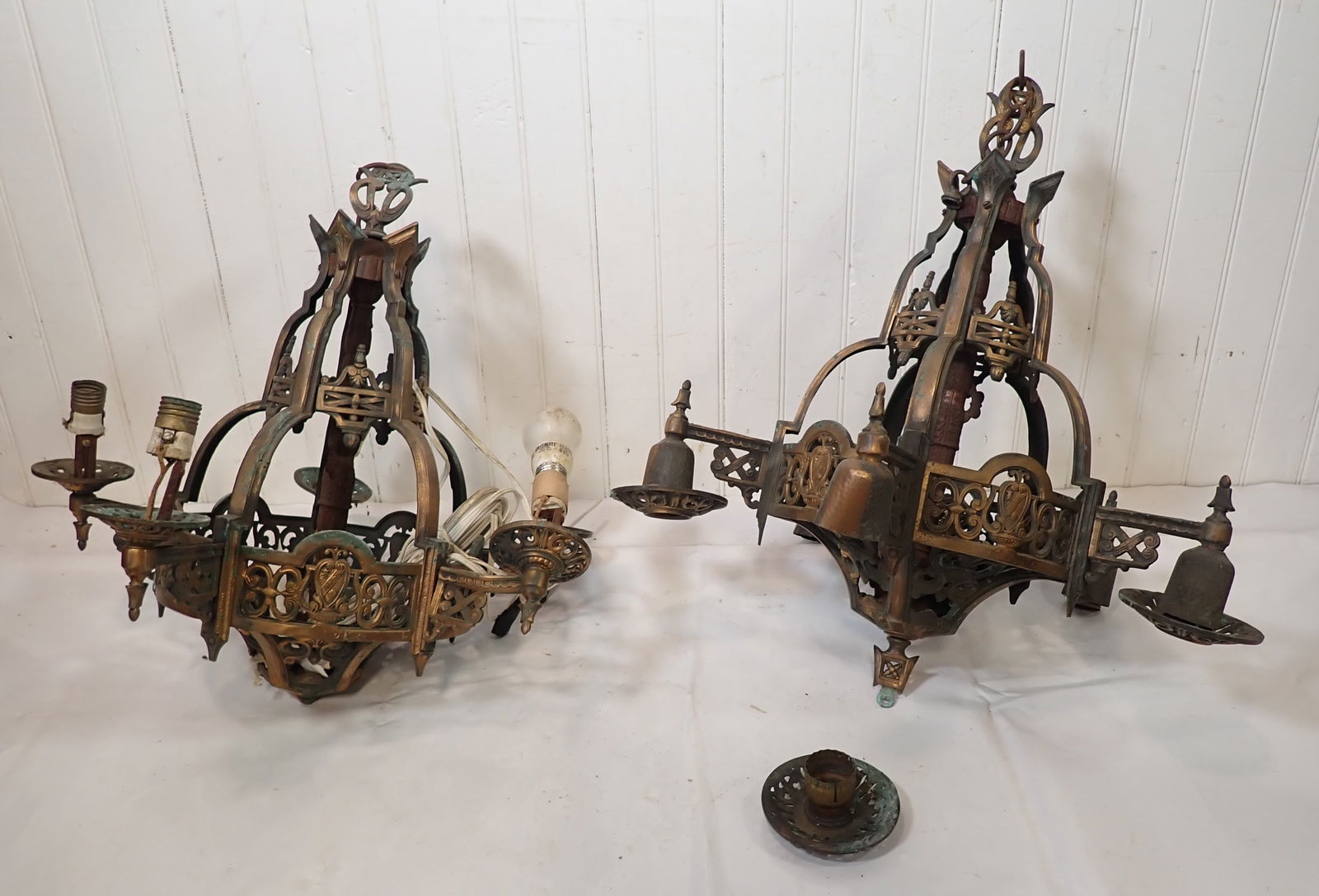 Spanish Revival Gothic Style Hanging Chandeliers (1 of 9)