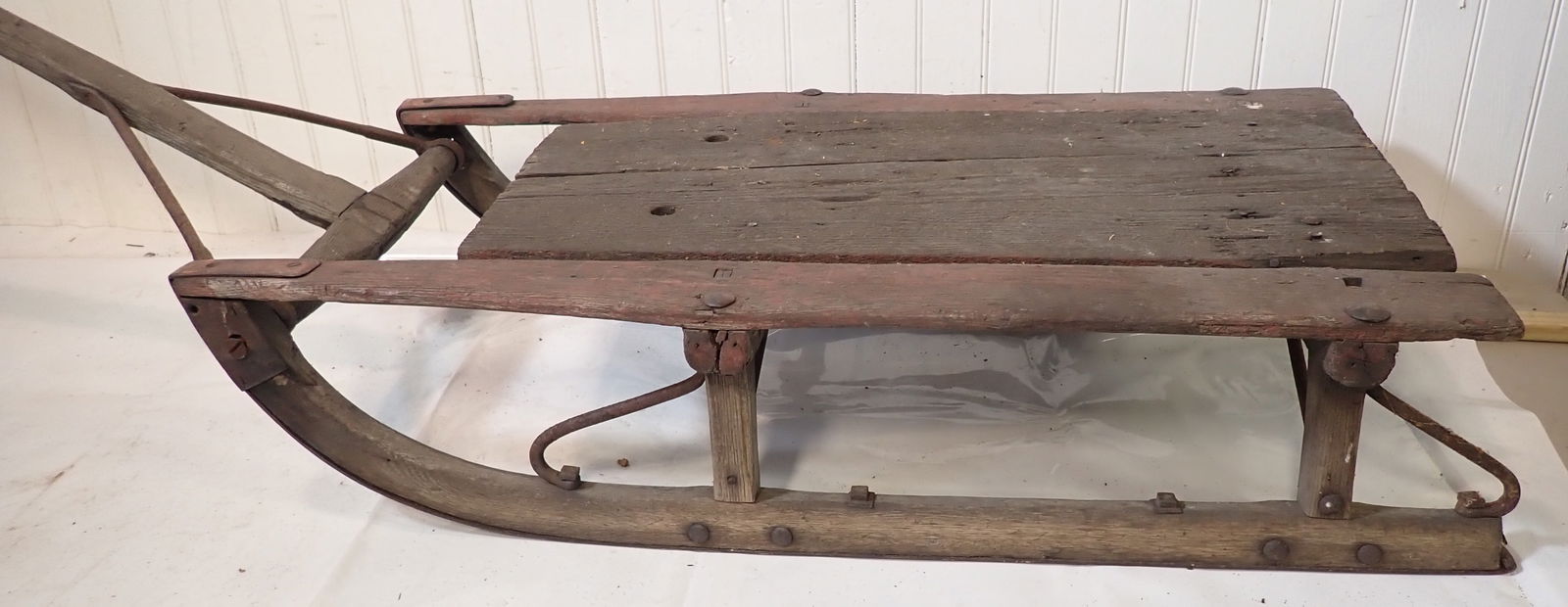 Primitive Wooden Sleigh (1 of 5)