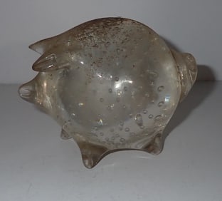 Art Glass Pig