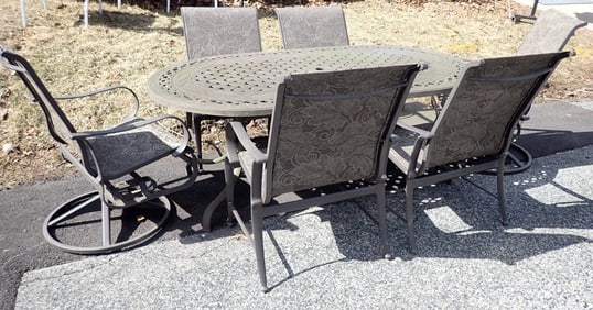 10pc Aluminum Patio Set