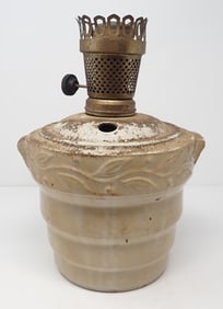 Stoneware Kerosene Lamp
