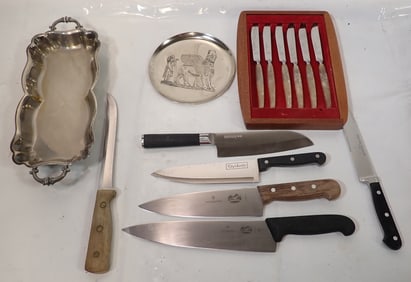 Kitchen Knives Flatware & Misc