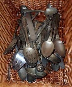 Basket of Silverplate
