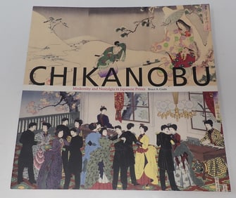 Chikanobu by Bruce Coats Signed Book