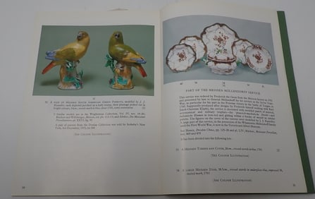 (6) 1970's Sotheby's Continental Porcelain Auction Catalogues