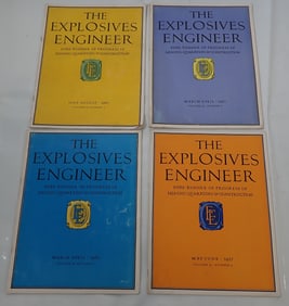1957 & 60 Explosives Engineers Magazines