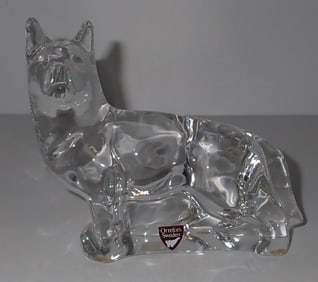 Orrefors German Shepherd Dog