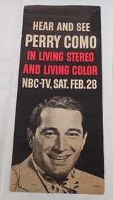 Perry Como NBC TV Poster