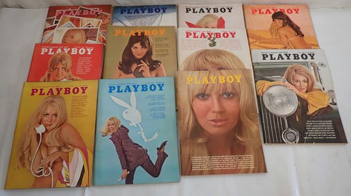 1969 Playboy Magazines