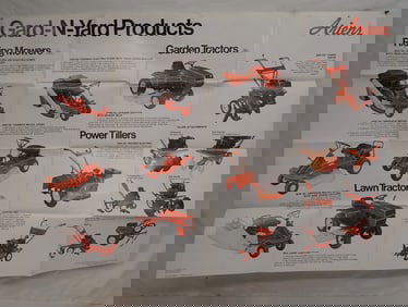 1974 Ariens Garden Tractors Riding Mowers Dealers Poster