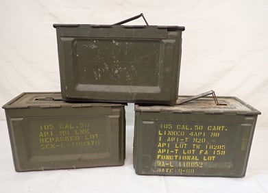 3 Ammo Boxes