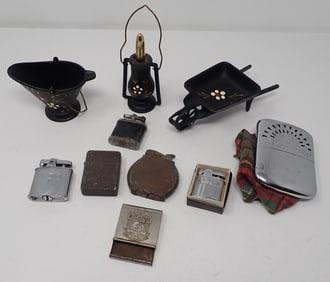 Lighters Cast Iron Ashtays Handwarmer