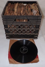 Milk Crate Full of Records