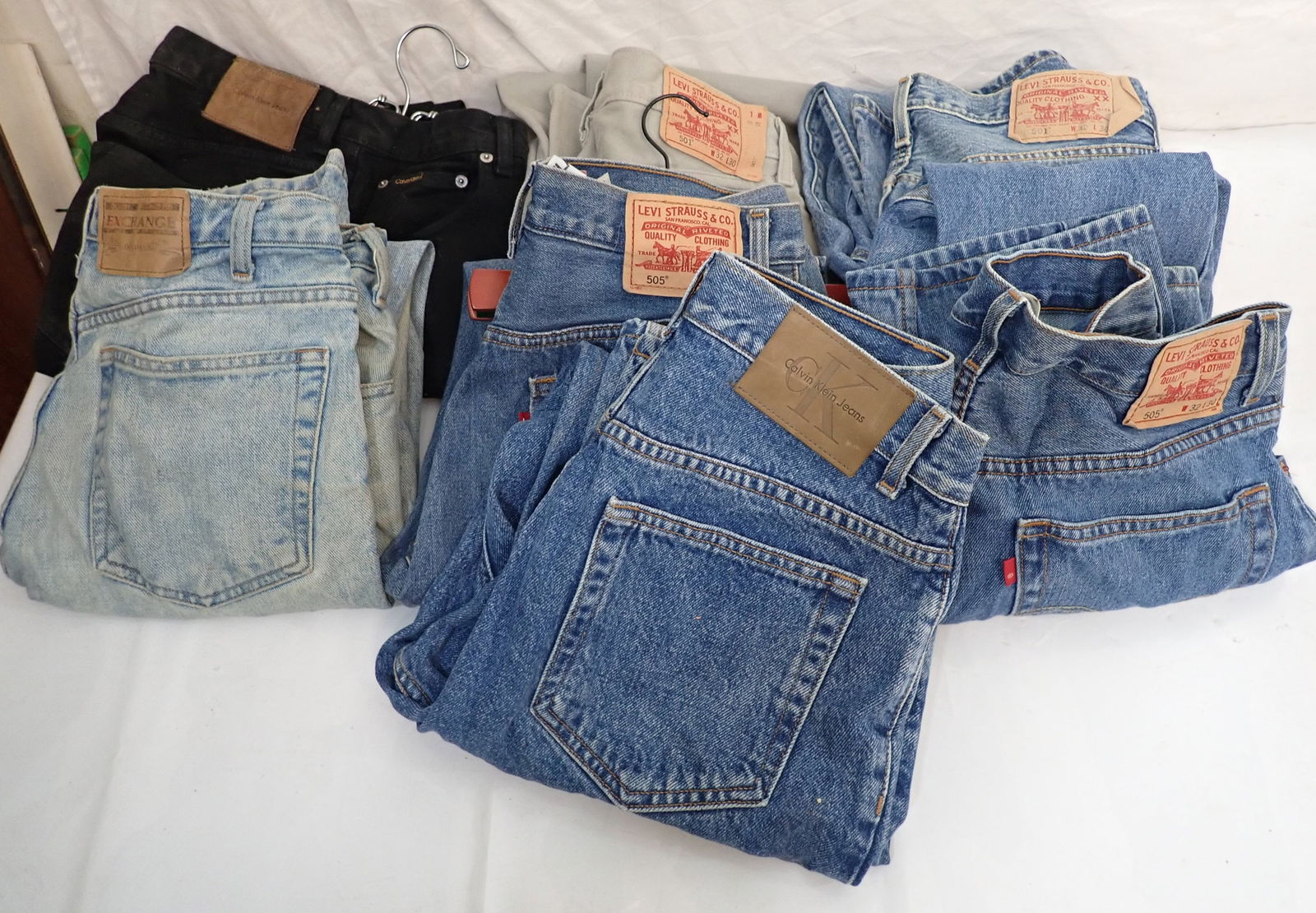 Levis & Calvin Klein Jeans: Levis are 32x30 . Shipping available