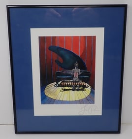 Pierce Signed Print