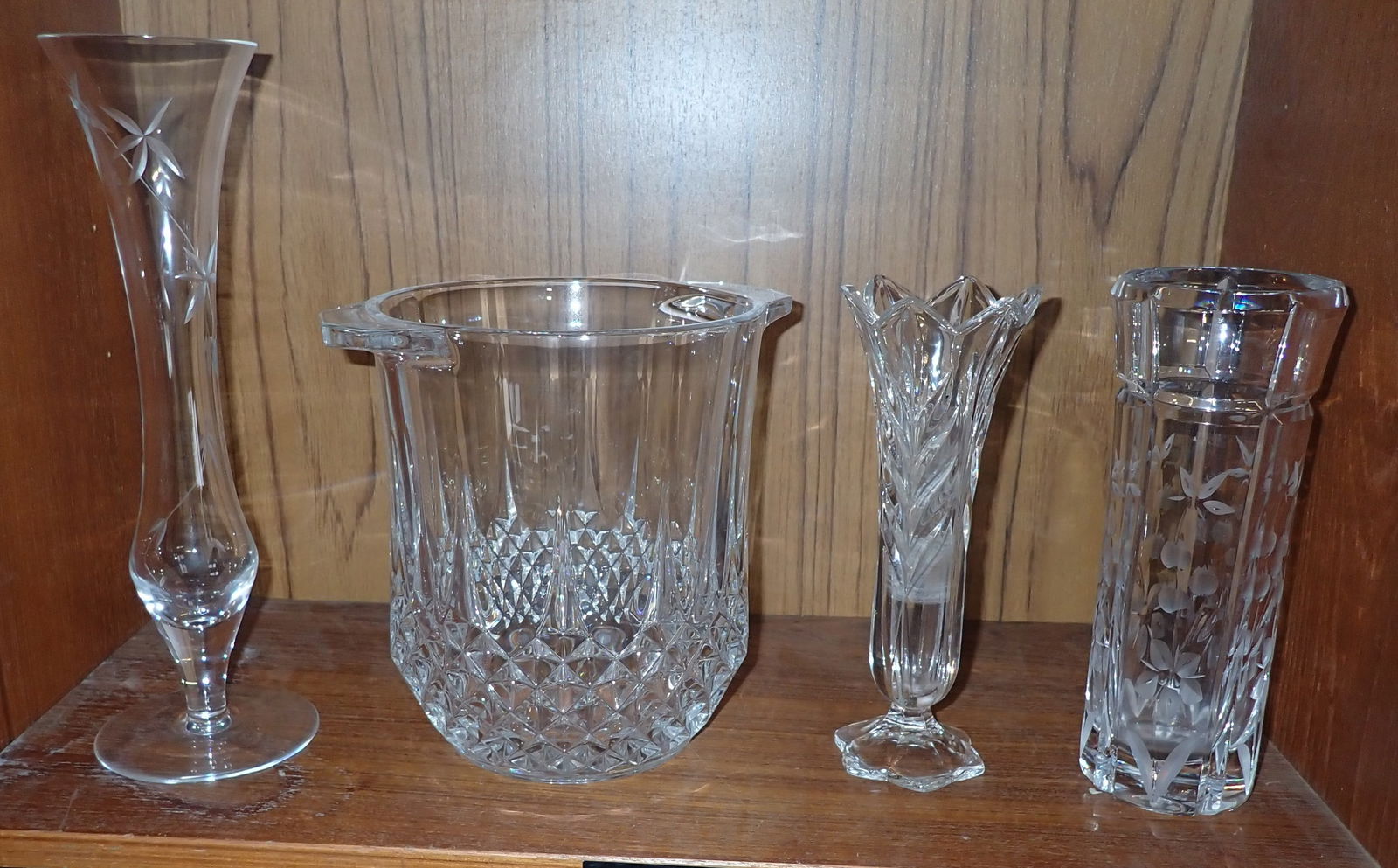 Crystal Vases & Ice Bucket (1 of 1)