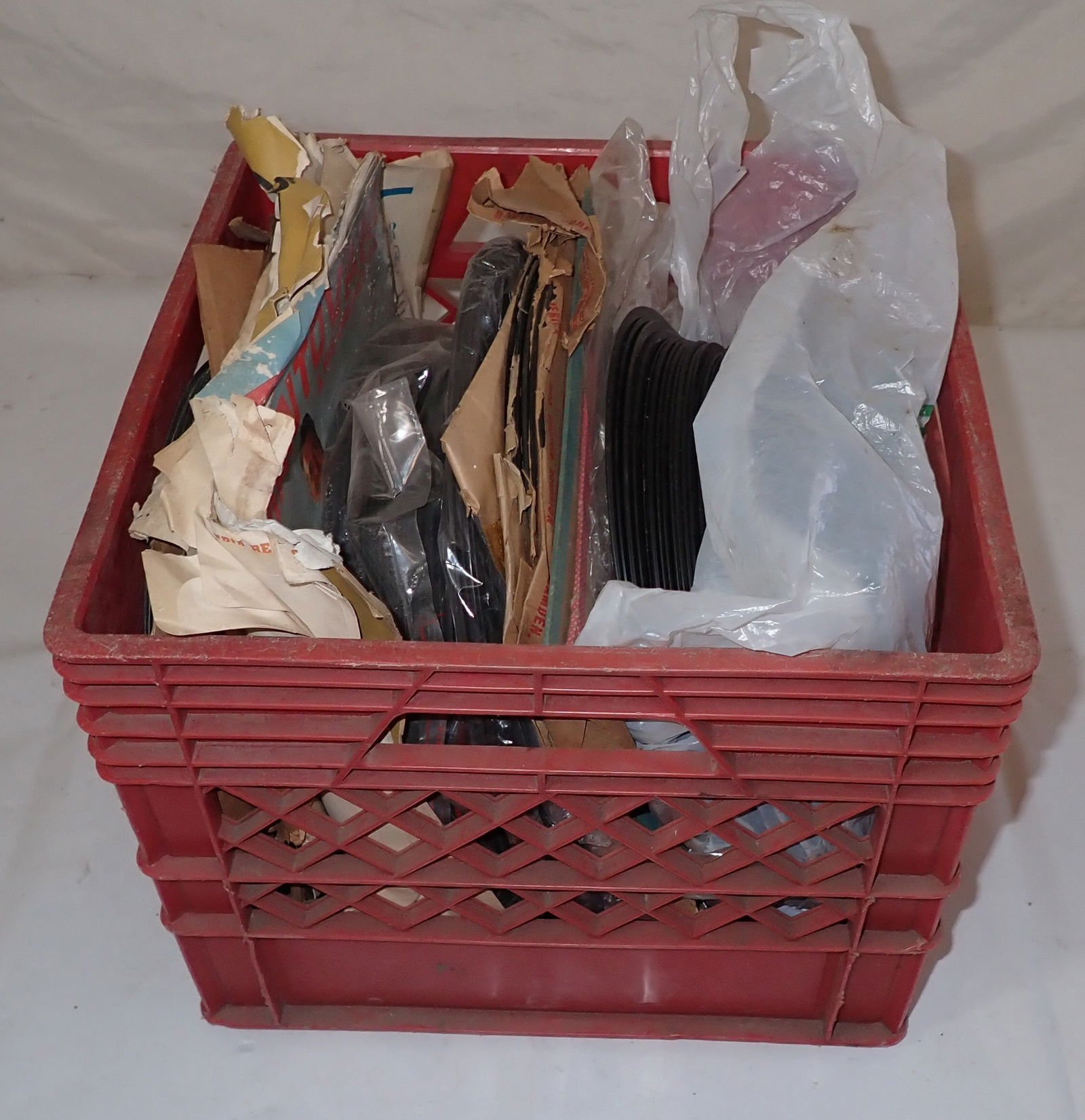 Milk Crate Full of Records incl Frank Sinatra (1 of 4)