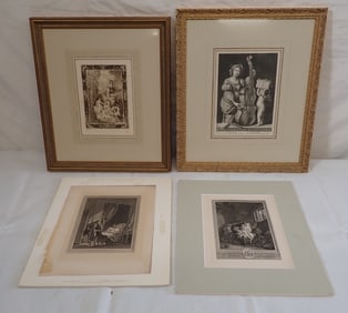 4 Lithographs