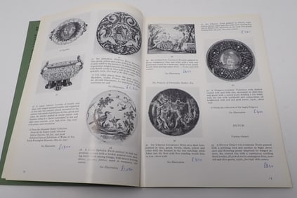 9 Sotheby's Continental Pottery Porcelain Ceramics Catalogs
