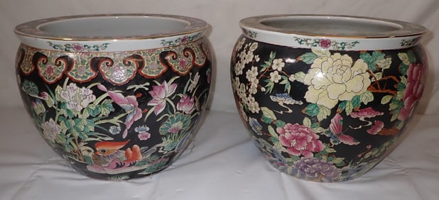 2 Chinese Planters / Jardineres