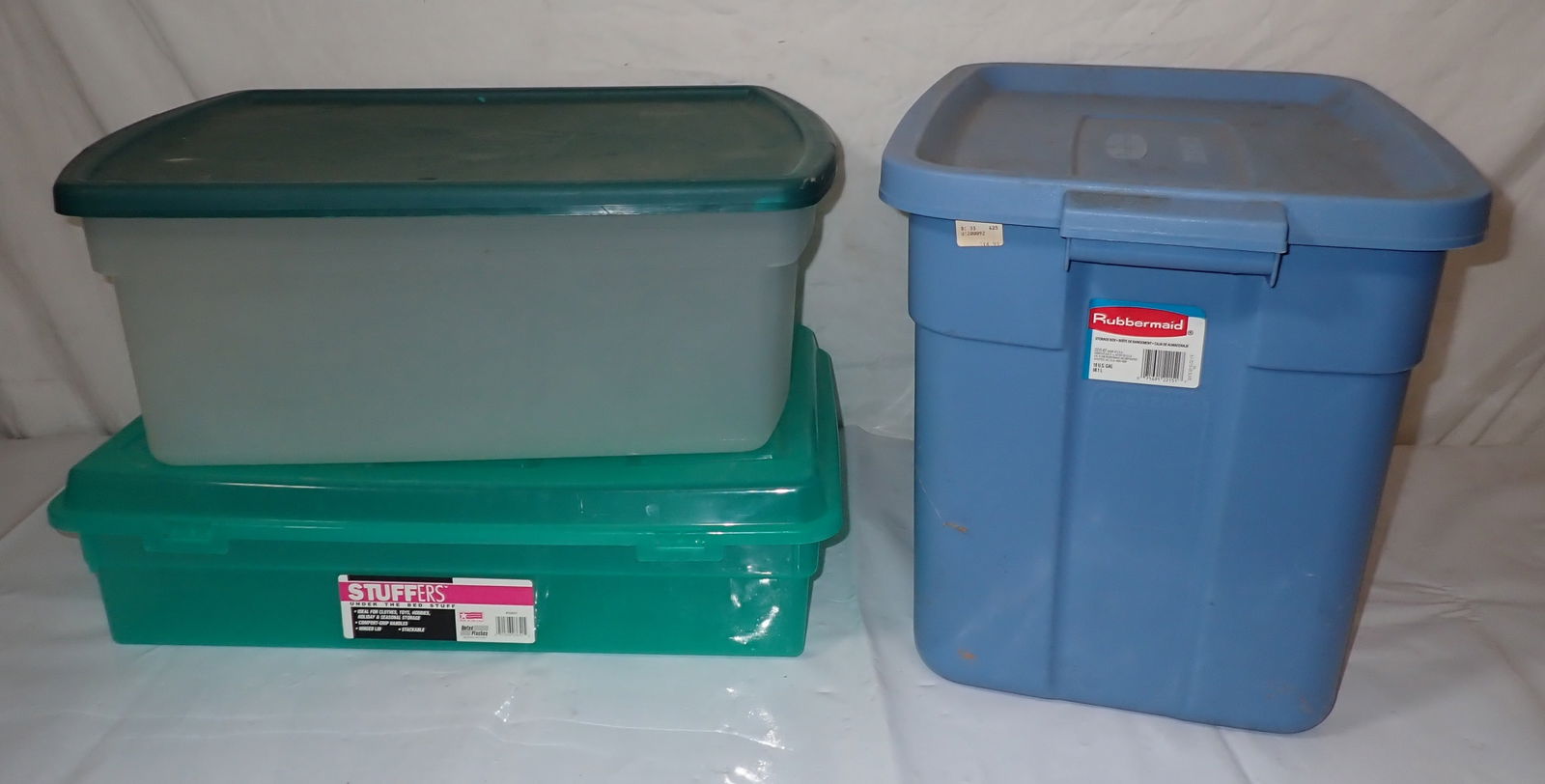 3 Plastic Totes (1 of 2)